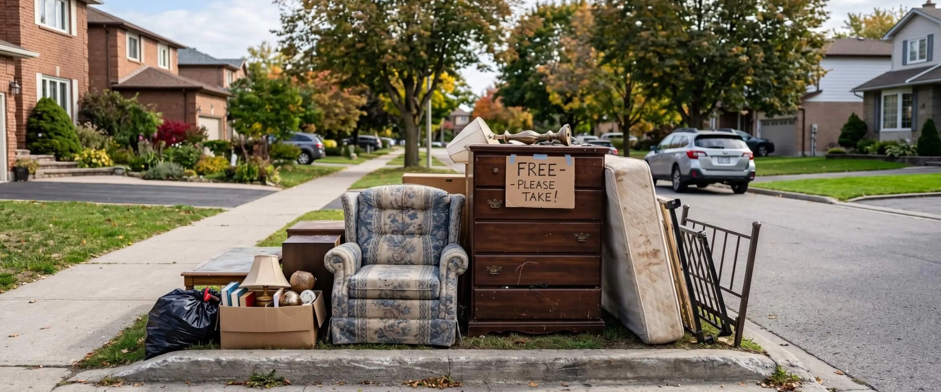 Can You Leave Old Furniture on the Curb Overnight?
